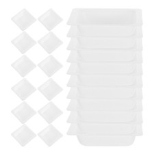  100 Pcs Aluminum Small Weighing Boat Laboratory Large and Wide Boats