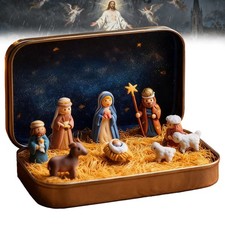 Pocket.Size.Nativity Set in