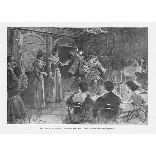Theatre scene from comedy - comedy, of