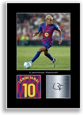 Lamine Yamal Football Player Poster Signed Print Photo A4 Wall Art Gift Idea