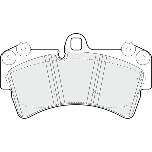 Brake pads set for touareg - vw,