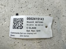 MERCEDES C CLASS 2007-2015 Sat