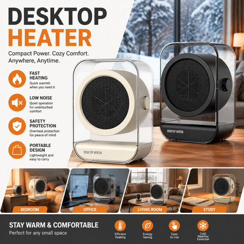 Portable electric space heater - electric,