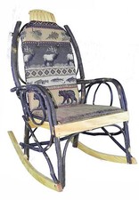 Amish Hickory Rocking Chair