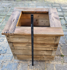 wooden planters for garden, app 45cm square