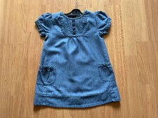 Lovely Baby Jojo Maman Bebe Denim  Dress 18-24 months