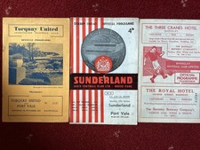 Port vale away programmes - 3,