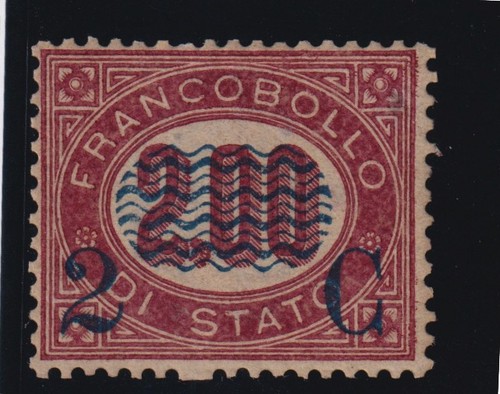 Kingdom italy 1878 onduline - of,
