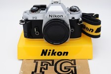 Nikon FG Program/Auto/Manual SLR. EXC++ cond. New light seals! +strap+manual