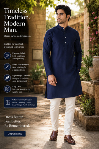 Men premium long - men’s, blue