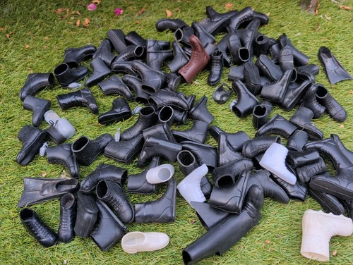 Vintage action man boots - boots, &