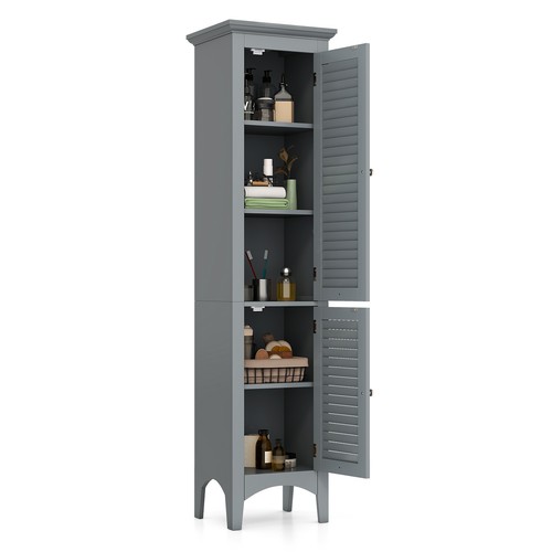 Tier bathroom tall cabinet - 5-tier,