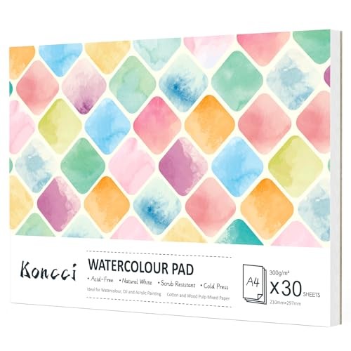 Koncci watercolour paper - watercolour, pad