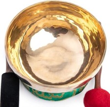 Large tibetan singing bowl - singing,