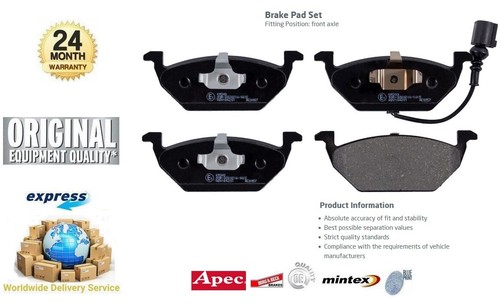 Front axle brake pads set - front,