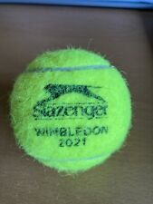 USED WIMBLEDON 2021 SLAZENGER TENNIS BALL