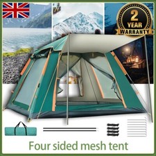 🔥Waterproof 4-5 Man Automatic Instant Double Layer Pop Up Camping Tent Outdoor