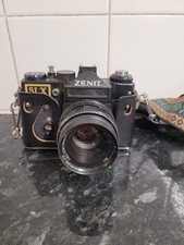 USSR russia Zenit SLX 35mm Film Camera SLR - Very Clean inc leather  case 