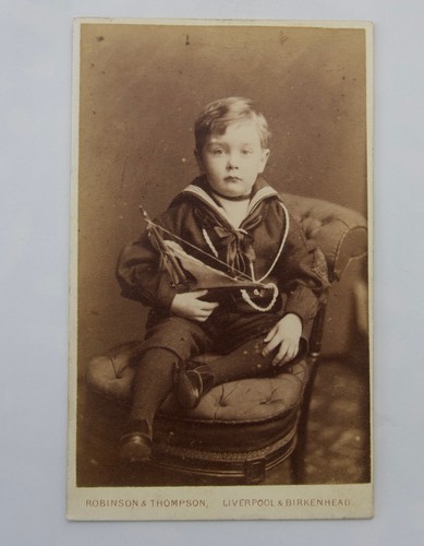 Cdv boy sailor - boy, suit