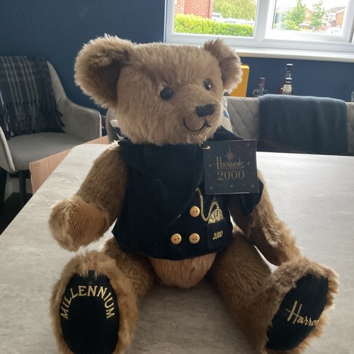 Harrods millennium teddy bear - millennium,
