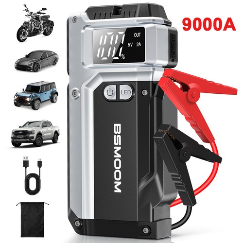 9000a car jump starter battery - car,