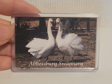 Collectable Abbotsbury Swannery Swan Plastic Fridge Magnet