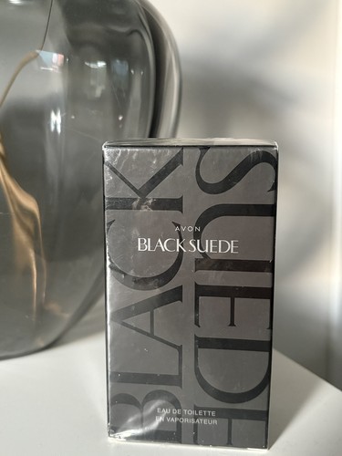 Black suede aftershave avon - black,