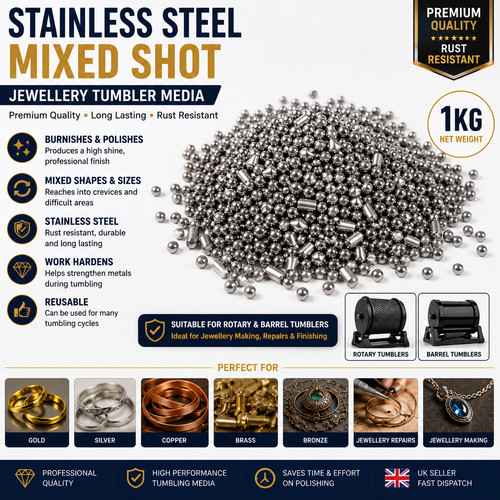 1kg stainless steel - 1kg, mixed