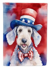 Bedlington terrier patriotic - bedlington,