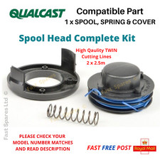 QUALCAST GT2518 GT2518X GT2551 GT2551X Strimmer Spool + Cover + Spring FAST POST