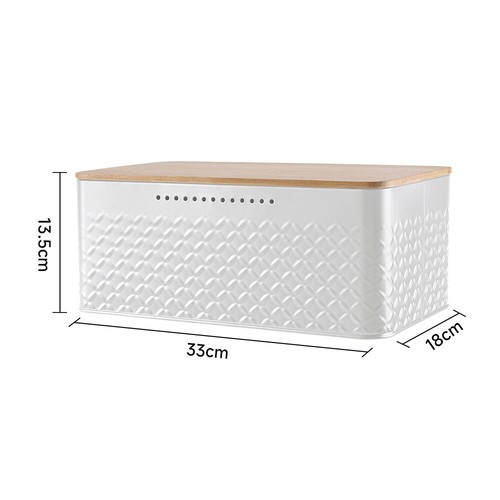 Large bread bin metal - bin,