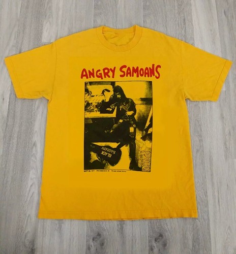 Angry samoans band yellow - angry, t