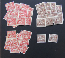 GREAT BRITAIN - STOCK OF GV 1924 & 1925 WEMBLEY ISSUES MINT - CHIEFLY MH