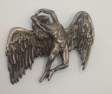 Led Zeppelin Swan Song Vintage Handmade Pin, Vintage Rock Memorabilia 