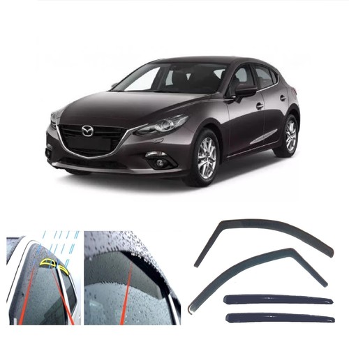 Wind deflectors for mazda 3 - wind,