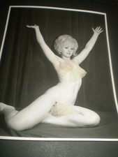 1960's original harrison marks model JAYNE TRACEY glamour  photograph  8.8'inch