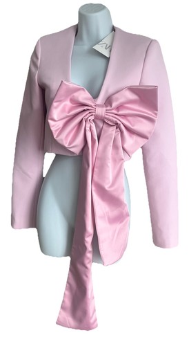 Nwt zara pink cropped blazer - zara,
