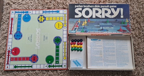 Parker brothers sorry board - brothers,