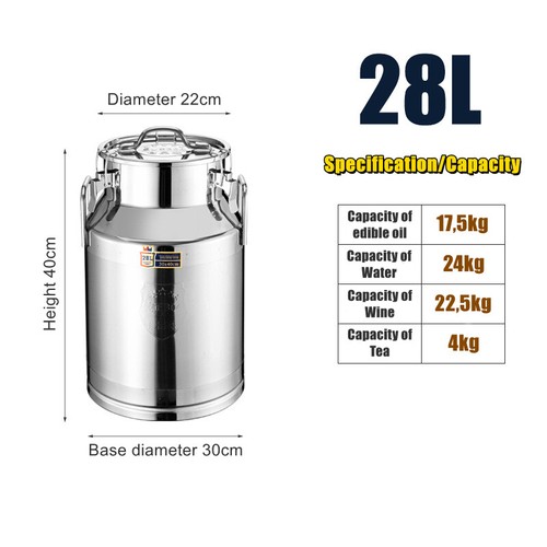 28l 35l stainless - 28l/35l, milk