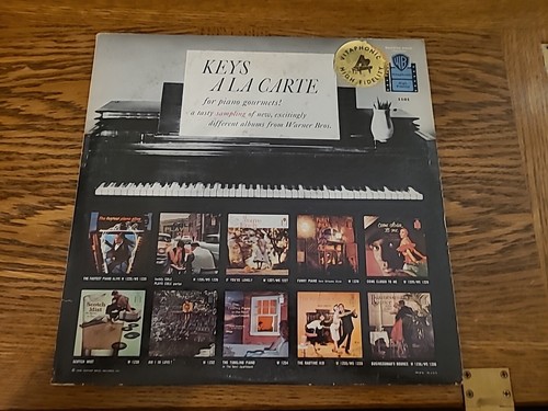 Keys carte for piano - keys,