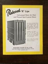 REKORD GRAIN DRYER AIR DUCT SYSTEM BROCHURE