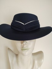 C&A Navy Wedding Special Occasion Hat