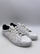 Adidas Women’s Sleek Series Trainers UK 6 2006 White Floral Pattern See Pics