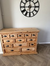 Beautiful 13 Drawer Captains Chest Of drawers Solid Pine