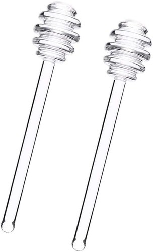 Opemg 2pcs mini honey dippers - honey,