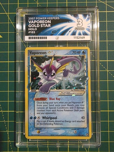 Pokemon tcg vaporeon - pokemon, gold