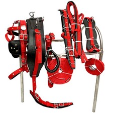 Red and Black Nylon Horse