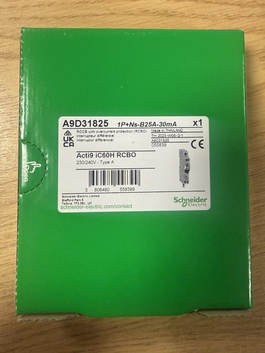 Schneider 25a curve 10ka - curve, b