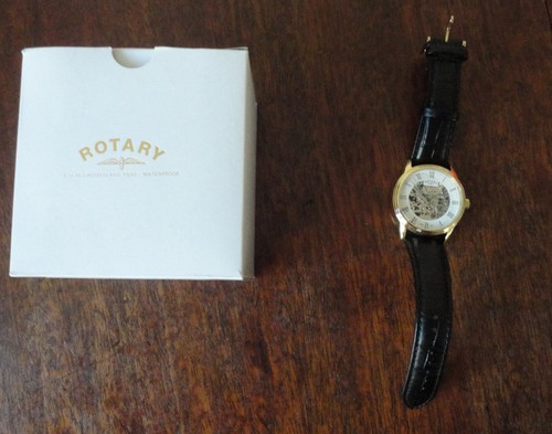 Men rotary watch skeleton - men's, ~