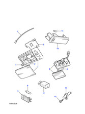 Land Rover Genuine Lamp Rear